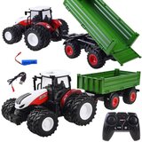 Traktor sa zelenom prikolicom na daljinski | shoptok.hr