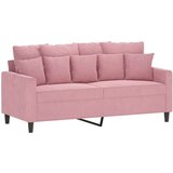  Kavč dvosed roza 140 cm žamet | Shoptok.si