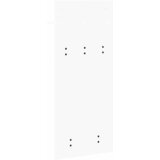  Vješalica za kapute na zidu s policom Bijelo 40 x 10 x 90 cm | shoptok.hr