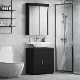  Set namještaja za kupaonicu TULUM Crna Konstruirano drvo | shoptok.hr