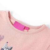  Dječja majica dugih rukava svjetloružičasta 116 | shoptok.hr
