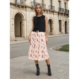 Sinsay Plisirana midi suknja s cvjetnim uzorkom | shoptok.hr