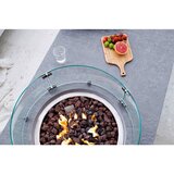 Gardenson Miza Z Ognjiščem Metropolis, Svetlo Siva | Shoptok.si