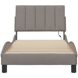  Okvir za krevet bez madraca Hanko smeđesivi 90x200cm od tkanine | shoptok.hr