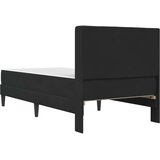  Okvir kreveta s madracem s uzglavljem Crna 90 x 200 cm Baršun | shoptok.hr