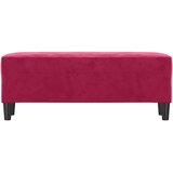  Klupa crvena boja vina 100 x 35 x 41 cm baršunasta | shoptok.hr