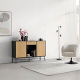 Mömax Široka Komoda Madrid, Kovina, Črna | Shoptok.si
