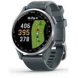 Garmin golf GPS sat Approach S44, srebrni okvir, silikonski remen boje sumraka Cijene