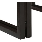 vidaXL Polica za kopalnico 60 x 50 x 23 cm Trdna mango les, železo | Shoptok.si