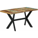  Jedilna miza 140x70x75 cm trden predelan les, (20625311)