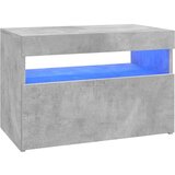 vidaXL TV ormarić s LED svjetlima siva boja betona 60x35x40 cm | shoptok.hr