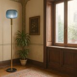  onli - podna lampa doroty 1xE27/22W/230V plava/zlatna | Eponuda.com