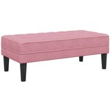vidaXL Klupa Ružičasta 113x57x39 cm Baršun | shoptok.hr