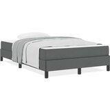 vidaXL Postelja z vzmetnico Drugo Temno siva 120 x 190 cm blago | Shoptok.si