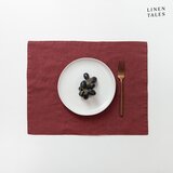 Linen Tales Lanen pogrinjek 35x45 cm Marsala – Cene