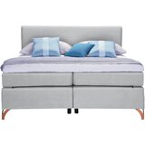 Esposa postelja boxspring 160 cm x 200 cm , tekstil svetlo siva | Shoptok.si