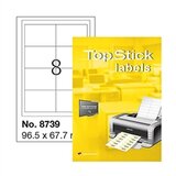 Herma Univerzalne naljepnice Topstick 8739, (96,5 x 67,7 mm), 100/1 | shoptok.hr