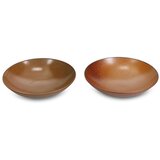 BonBistro Smeđi dubok porculanski tanjur ø 26 cm Ovio – | shoptok.hr