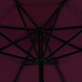  Vrtni suncobran s aluminijskom šipkom 500 cm bordo | Eponuda.com