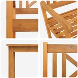  Vrtni set za objed 9 kom. 8-sjedala Smeđa Čvrsto drvo akacije 180 x 90 x 74 cm | shoptok.hr