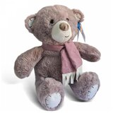  plišani bordo meda sa roze šalom 32cm Cene
