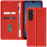 AVIZAR Usnjena denarnica Chesterfield za Samsung Galaxy A17 s stojalom, Rdeča, (5000189993) | Shoptok.si