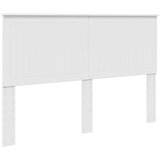  Konstrukcija postelje Bela 150 x 200 cm Masivno borovo les, (5000103220) | Shoptok.si