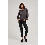 Marisse Sweater With Puffed Sleeves And Metallic Thread | Shoptok.si