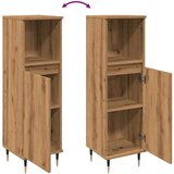 vidaXL Kupaonski ormarić boja hrasta 30x30x100 cm konstruirano drvo | shoptok.hr