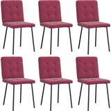 Maison Chic Jedilni stoli - Vzorci stoli 2 kosa vinsko rdeče blago A601, (22032276) | Shoptok.si