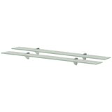Maison Chic 2 kosi Stenske Police - Viseče police steklo 90x20 cm 8 mm, (21793571) | Shoptok.si