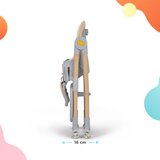 Kinderkraft LASTREE hranilica 2u1, s drvenim nogama | shoptok.hr