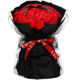 springos buket od 32 sapunske ruže, crveni, 35 cm | shoptok.hr
