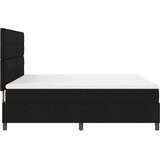  s opruga kutije s uzglavljem Crna 180 x 200 cm tkanina | shoptok.hr