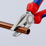 Knipex kombinirana kliješta (duljina: 180 mm, otvrdnute oštrice, polirano) | shoptok.hr