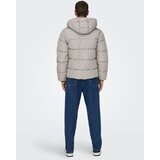 Only & Sons Prijelazna jakna 'ONSMELVIN' svijetlosiva / crna | shoptok.hr