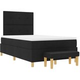  s opruga kutije s uzglavljem Crna 200 x 120 cm tkanina | shoptok.hr