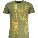 Cavalli Class GREEN MEN&#39;S SHORT SLEEVED T-SHIRT | Shoptok.si