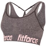 Fitforce BRANHILD Ženski sportski grudnjak, siva, veličina | shoptok.hr