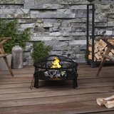 Posuda za vatru sa žaračem 50 cm XXL čelična | shoptok.hr