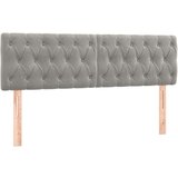  Box spring s madracem LED svjetlosivi 140x200 cm baršun | shoptok.hr