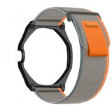 INF Nylon in PC dvo-delni zankast pašček 26cm x 2.2cm za AP x Swatch Grey+Orange, (5000369166) | Shoptok.si