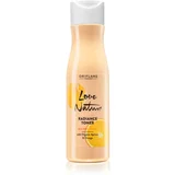 Oriflame Love Nature Organic Apricot & Orange posvetlitvena voda za obraz za hidracijo kože in zmanjšanje por 150 ml