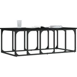  Stolić za kavu crni 100 x 50 x 35,5 cm od konstruiranog drva | Eponuda.ba