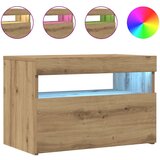 TV ormarić s LED svjetlima Artisan hrast 60x35x40 cm | shoptok.hr