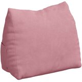 vidaXL Poglavni vzglavnik Roza 45 x 20 x 35 cm Žametna tkanina | Shoptok.si