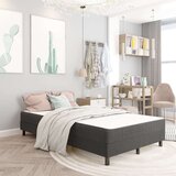  Boxspring postelja temno siva iz blaga 120x200 cm, (20644195) Cene