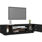 vidaXL TV ormarić s LED svjetlima crni 160 x 35 x 40 cm | shoptok.hr