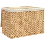  Košara za rublje s 3 odjeljka 75x42,5x52 cm od vodenog zumbula | shoptok.hr