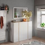 LC Mobili Moderna omara za evlje z 4 vrati 140x111 FRAME 409089-44K | Shoptok.si